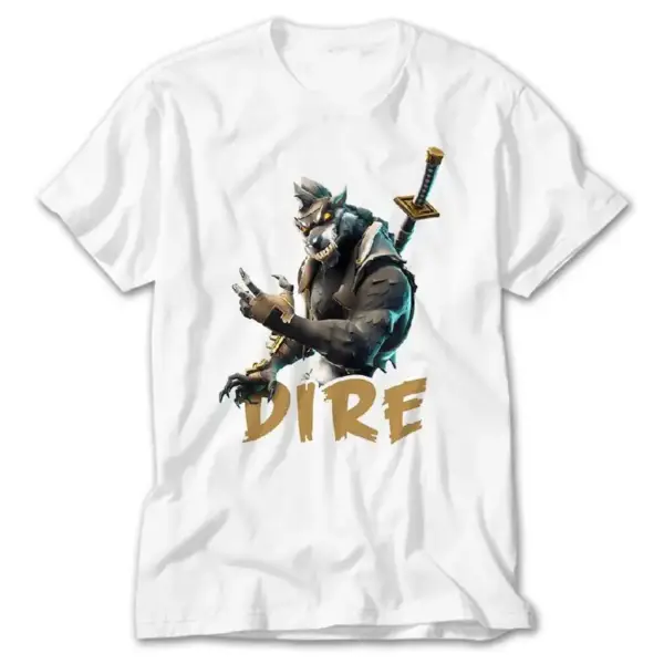 Fortnite Dire, White T-Shirt