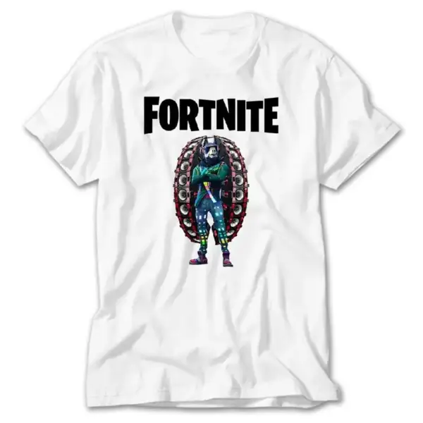 Fortnite Dj Yonde, White T-Shirt
