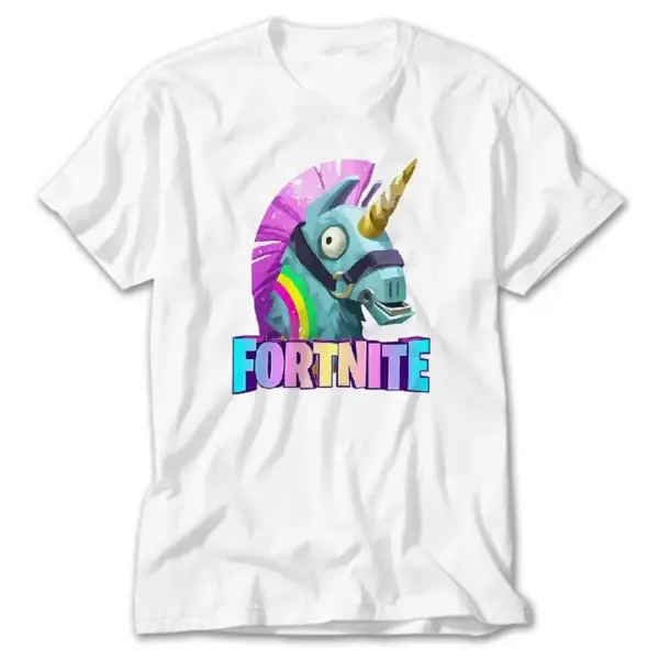 Fortnite Rainbow, White T-Shirt