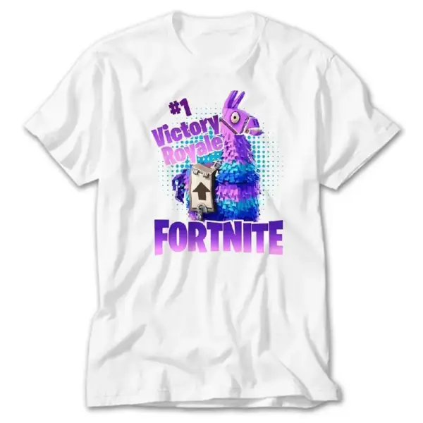 Fortnite Victory Lama, White T-Shirt