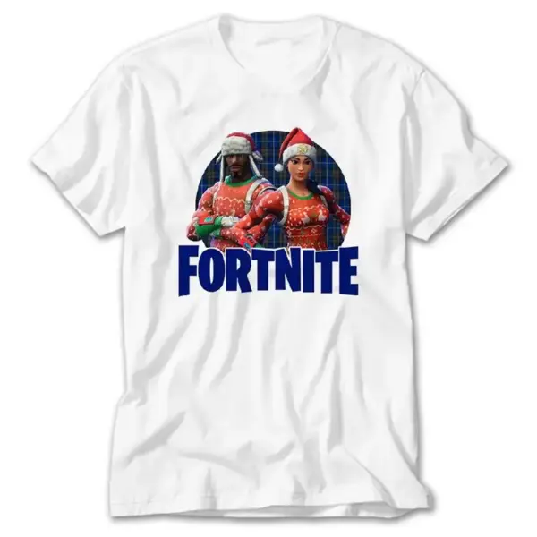 Fortnite X-mas 3, White T-Shirt