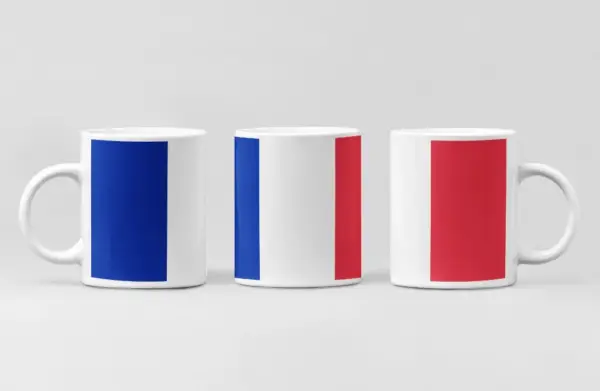 France Flag Coffee Mug, France Country National Flag Mug