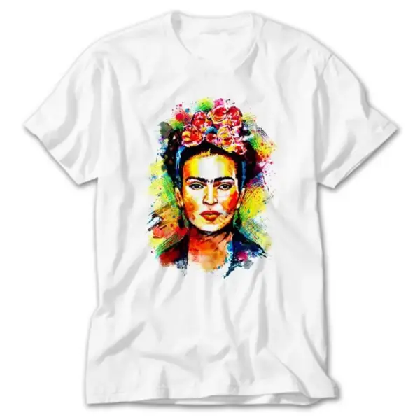 Frida Kahlo Portre White T-Shirt