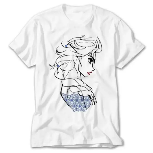 Frozen Elsa, White T-Shirt