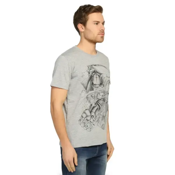 Fullmetal Alchemist Men's Gray T-Shirt - Image 3