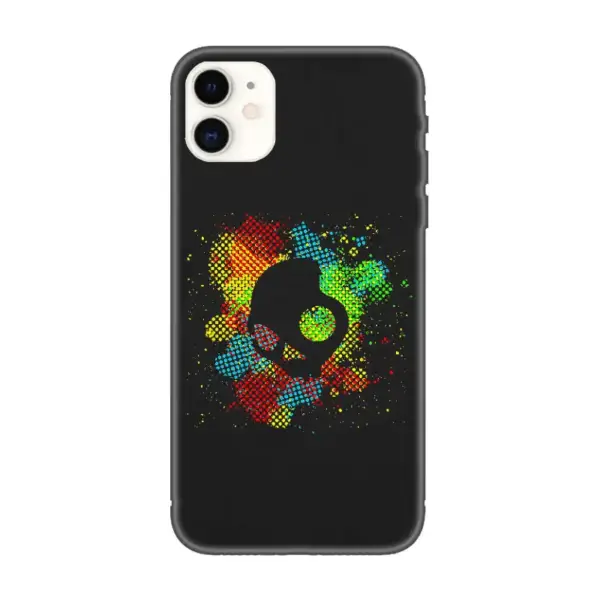 Funky Skull iPhone Case, Funky Skull Artwork iPhone 15 Phone Case