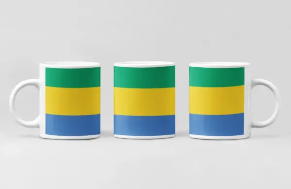 Gabon Flag Coffee Mug, Gabon Country National Flag Mug