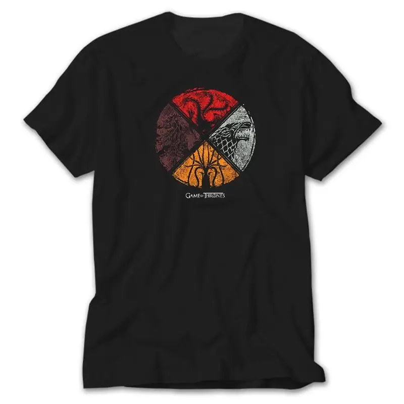 Game of Thrones Sigil Sheild, Black T-Shirt