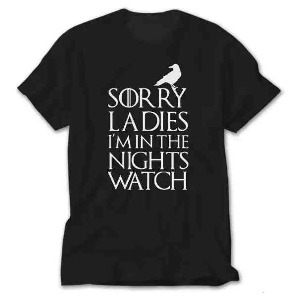 Game of Thrones Sorry Ladies, Black T-Shirt
