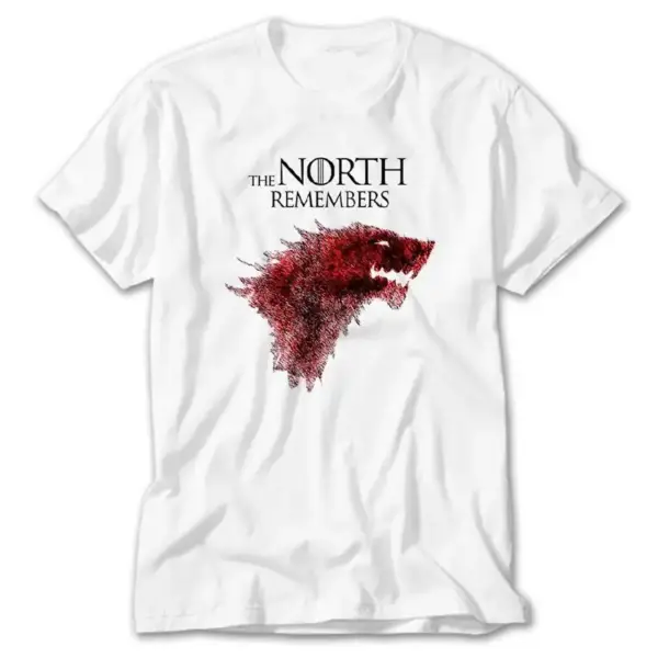 Game of Thrones The North Remembers, White T-Shirt