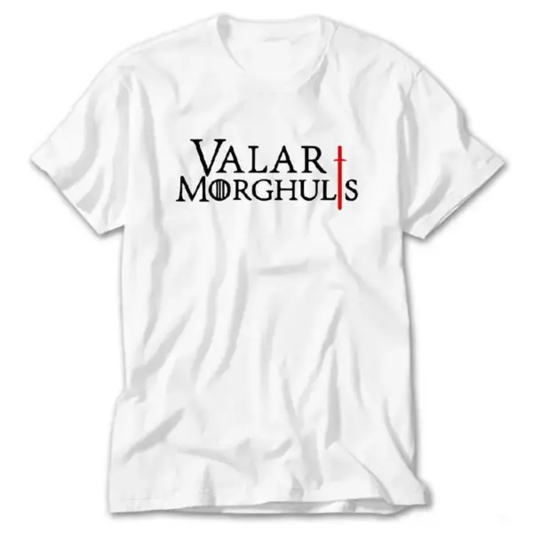 Game of Thrones Valar Morghuls, White T-Shirt