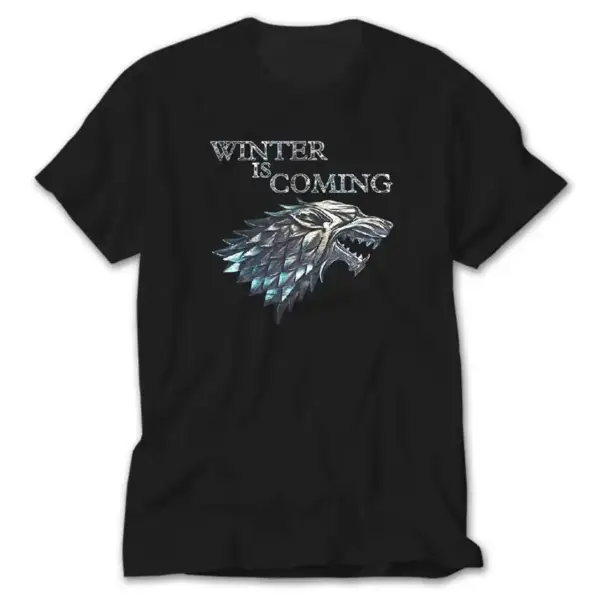 Game of Thrones Winter is Coming Epic, Black T-Shirt