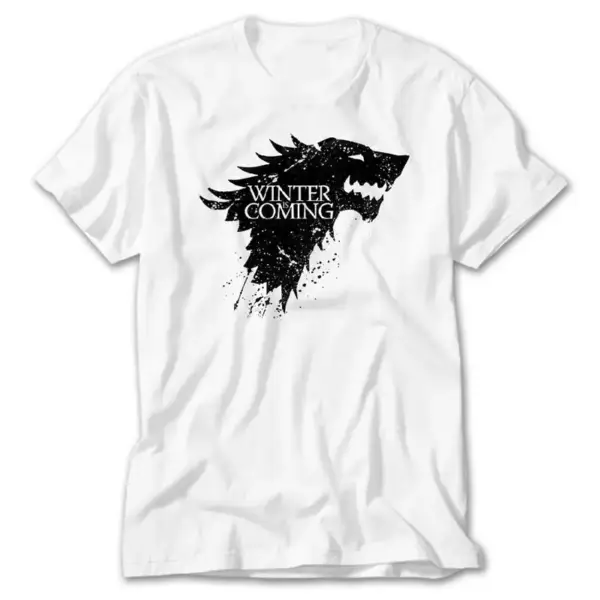 Game of Thrones Winter is Coming, White T-Shirt