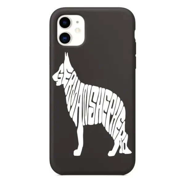German Shepherd Dog iPhone Case, German Shepherd Dog Artwork iPhone 15 Phone Case