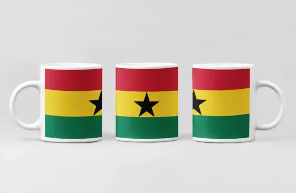 Ghana Flag Coffee Mug, Ghana Country National Flag Mug