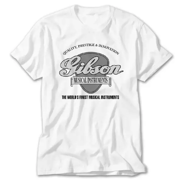 Gibson, White T-Shirt