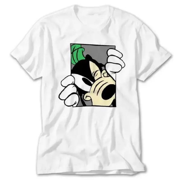 Goofy, White T-Shirt