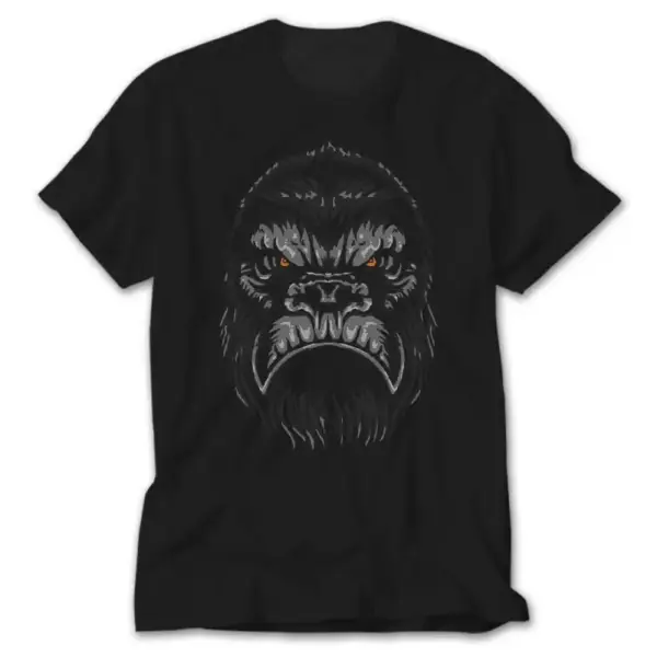 Gorilla, Black T-Shirt