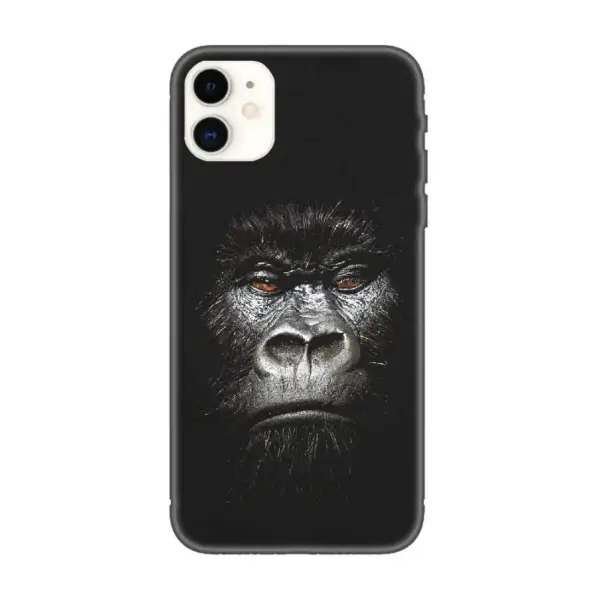 Gorilla iPhone Case, Gorilla Logo iPhone 15 Phone Case