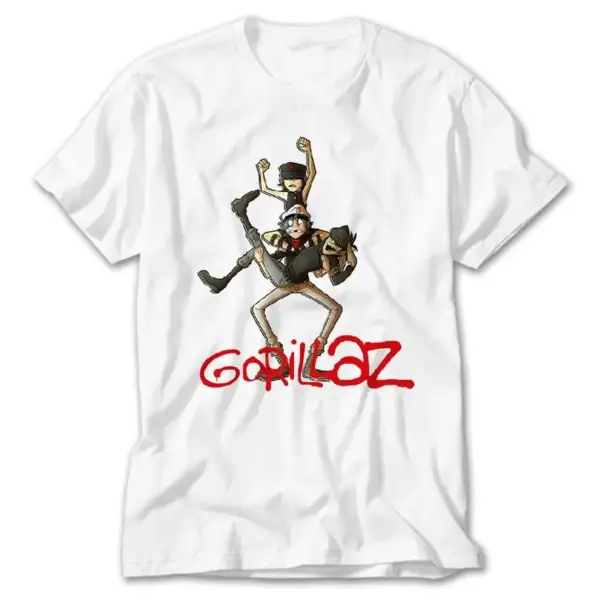Gorillaz, White T-Shirt