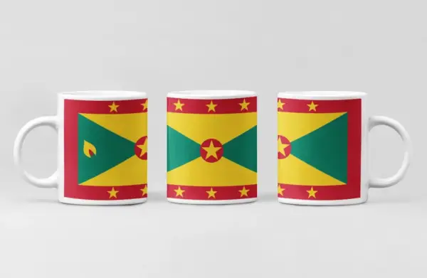 Grenada Flag Coffee Mug, Grenada Country National Flag Mug