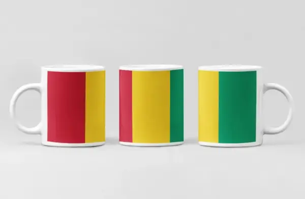 Guinea Flag Coffee Mug, Guinea Country National Flag Mug