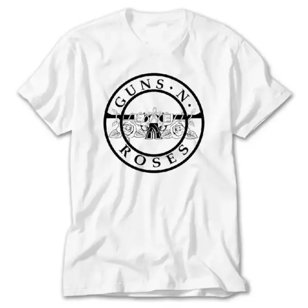 Guns N Roses, White T-Shirt