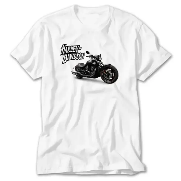 Harley Night, White T-Shirt