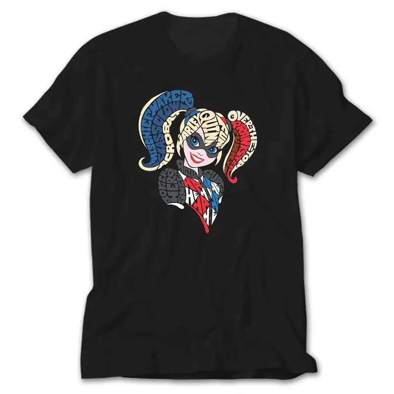 Harley Quinn, Black T-Shirt