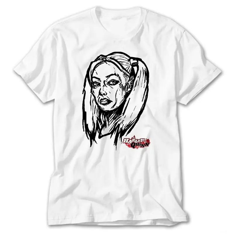 Harley Quinn, White T-Shirt