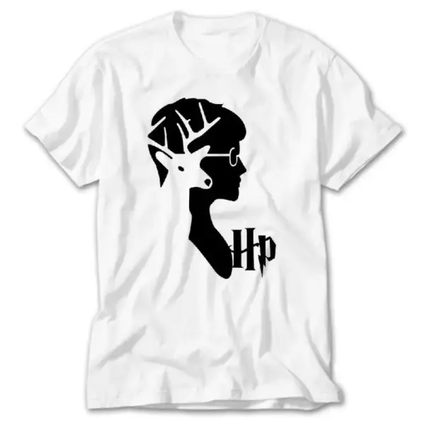 Harry Potter Deer, White T-Shirt