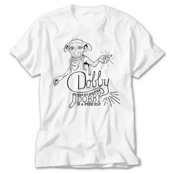 Harry Potter Dobby is a Free Elf, White T-Shirt