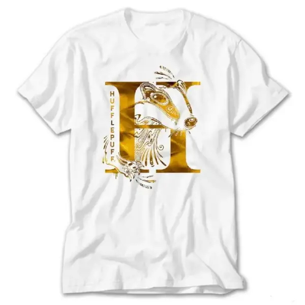 Harry Potter Hufflepuff White T-Shirt
