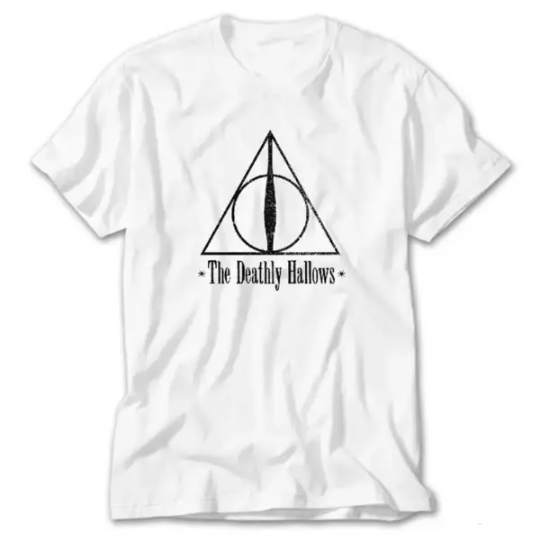Harry Potter The Deatly Hallows, White T-Shirt
