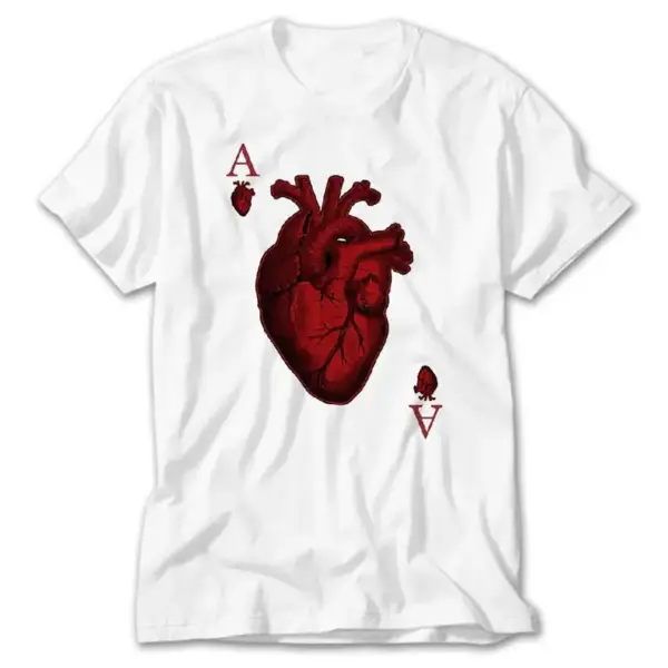 Heart, White T-Shirt