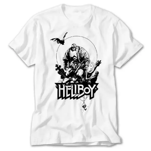 HellBoy White T-Shirt