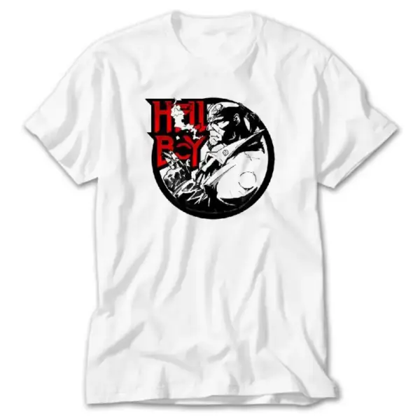 HellBoy White T-Shirt