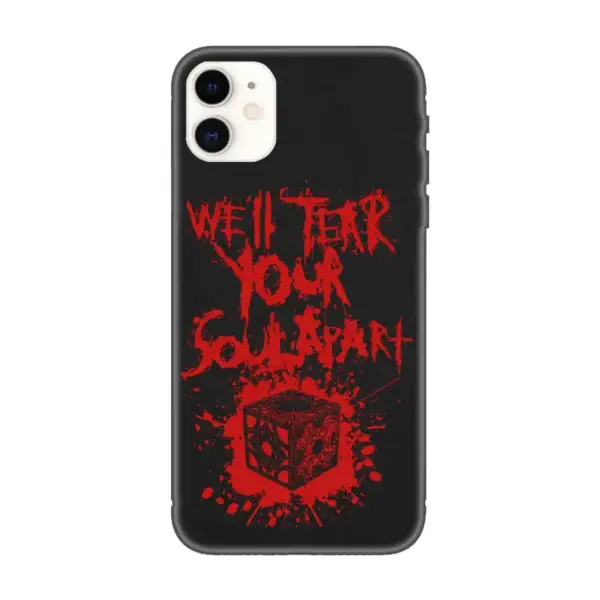 Hellraiser iPhone Case, Hellraiser We'll Tear Your Soul Apart iPhone 15 Phone Case