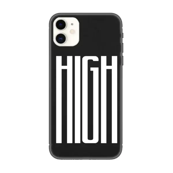 High iPhone Case, High Logo iPhone 15 Phone Case