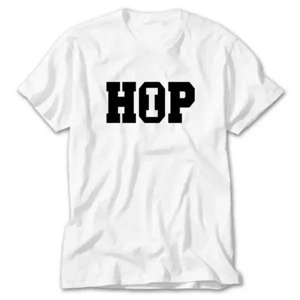 Hip Hop, White T-Shirt