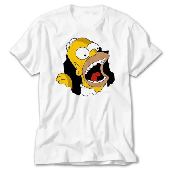 Homer Simpson, White T-Shirt
