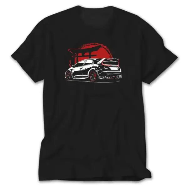Honda Civic, Black T-Shirt