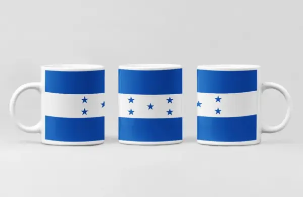 Honduras Flag Coffee Mug, Honduras Country National Flag Mug