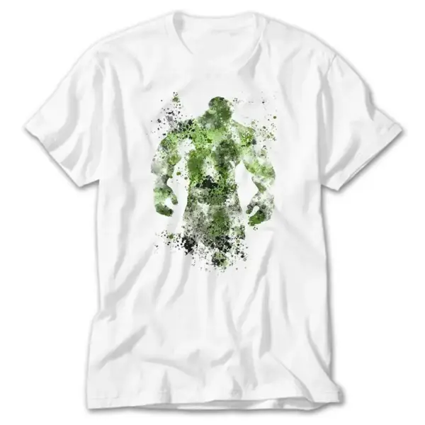 Hulk Giant Artwork, White T-Shirt