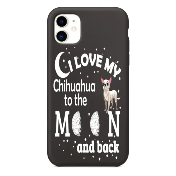 I Love My Chihuahua iPhone Case, I Love My Chihuahua Artwork iPhone 15 Phone Case