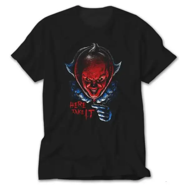IT Here Take Black T-Shirt