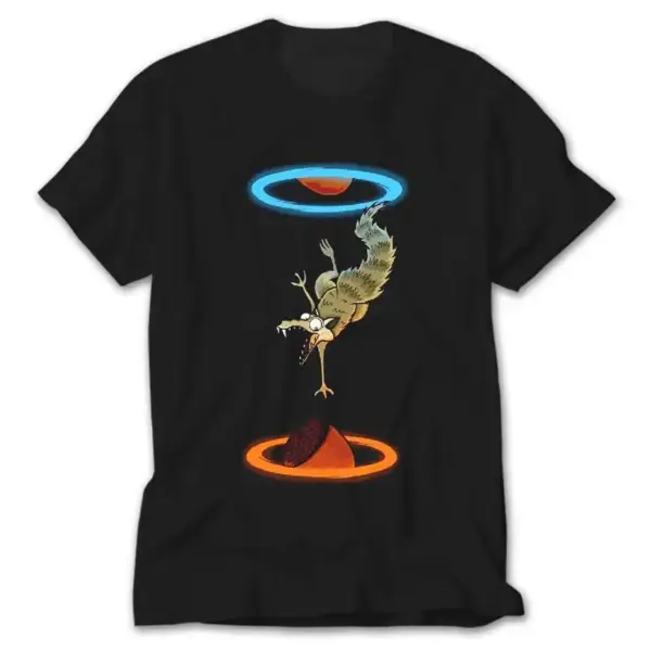 Ice Age Squirrel, Black T-Shirt