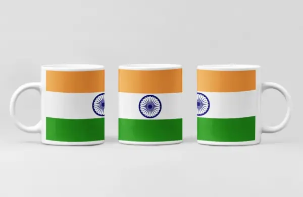 India Flag Coffee Mug, India Country National Flag Mug