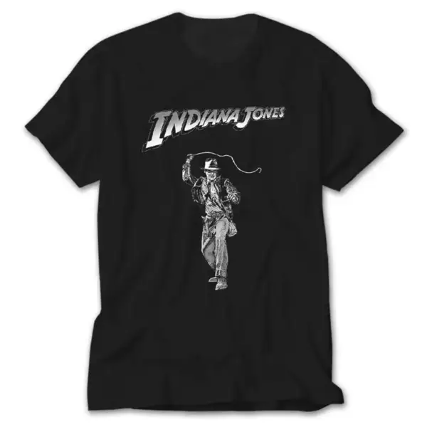 Indiana Jones, Black T-Shirt