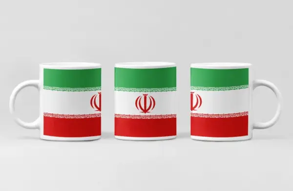 Iran Flag Coffee Mug, Iran Country National Flag Mug